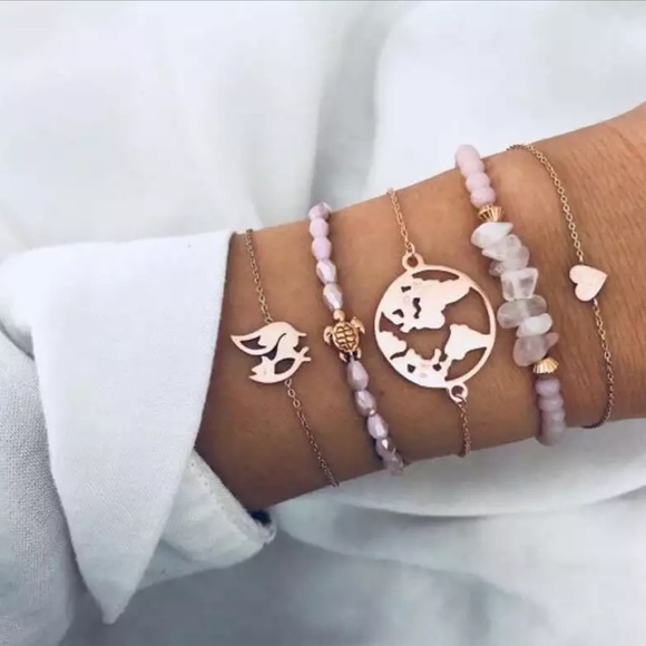 Boutique Jewelry - EARTH  ♡ 5pcs Bracelet GIFT SET